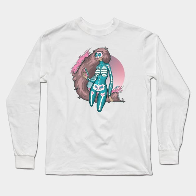 La Femme Fromage Long Sleeve T-Shirt by Mess By Design 